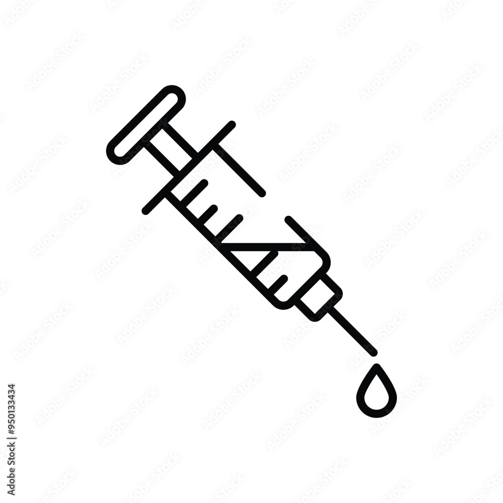 Syringe vector icon Syringe vector icon