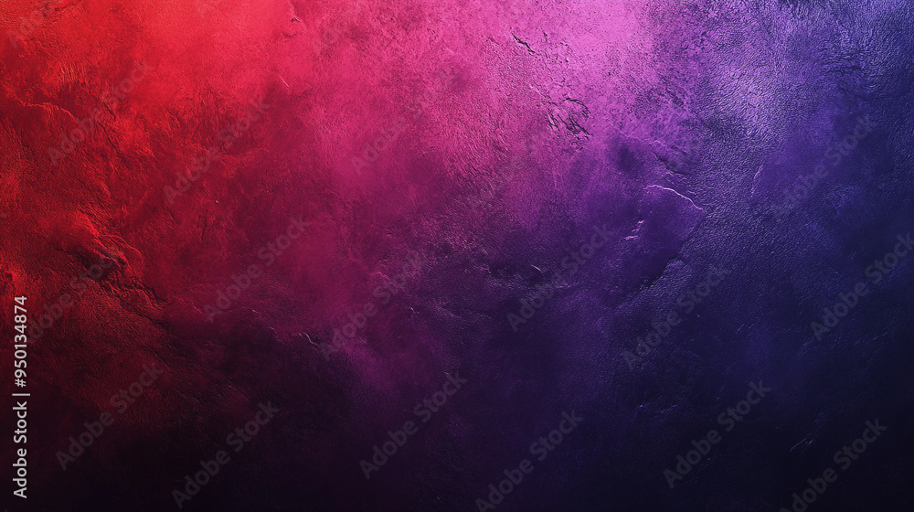 Obraz premium Purple red blue dark shades gradient grainy noise grungy background with rough abstract retro vibe texture