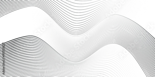 Technology abstract lines on white background. Abstract white blend digital technology flowing wave lines background
