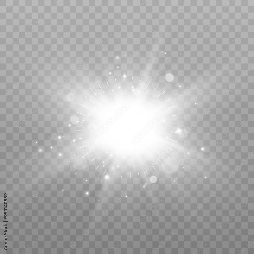 Light effect of white glowing light. Solar flare. Glow effect. Starbursts with twinkling highlights. Beautiful light effect of flickering highlights. Vector 10 EPS Light effect of white glowing light. Solar flare. Glow effect. Starbursts with twinkling highlights. Beautiful light effect of flickering highlights. Vector 10 EPS