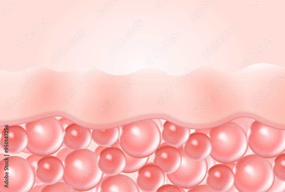 wrinkled skin illustration. concept for beauty wrinkled skin illustration. concept for beauty