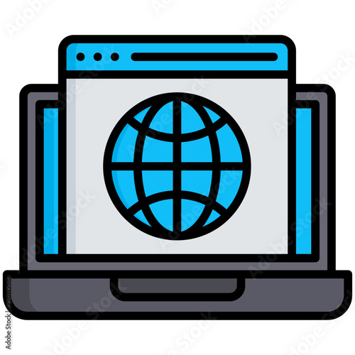 Online Presence Icon photo