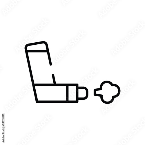 Inhaler vector icon