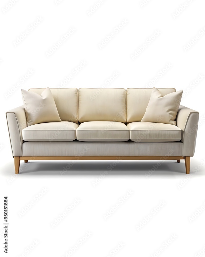 Modern minimalist designer sofa isolated on white background Modern minimalist designer sofa isolated on white background