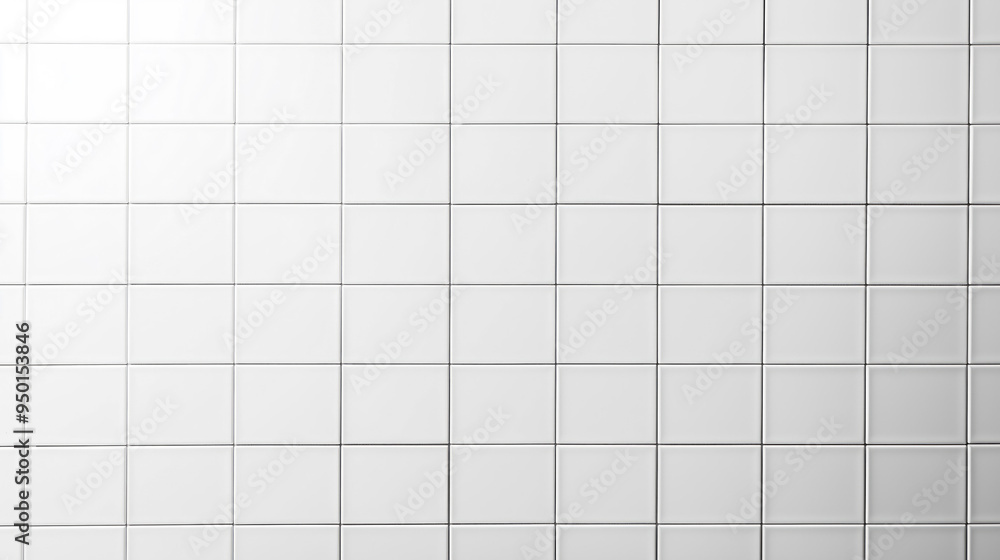 White tile seamless background copy space tile texture surface wall for designers and text. White tile empty texture of kitchen and bathroom wall background White tile seamless background copy space tile texture surface wall for designers and text. White tile empty texture of kitchen and bathroom wall background