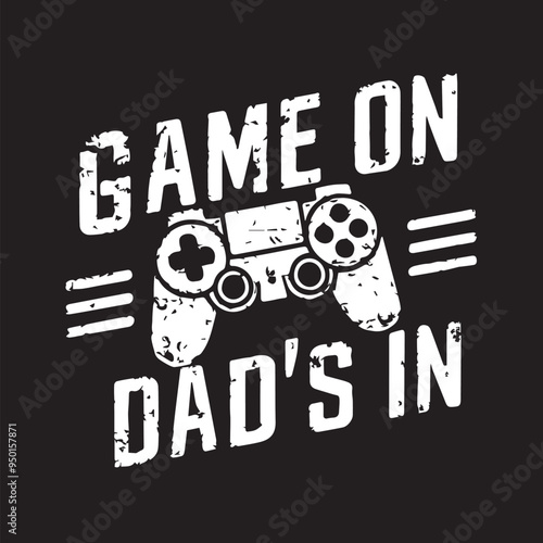 Summer Fathers Gamer Vector tshirt streetwear design
