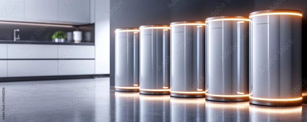 Advanced energy storage systems in a residential garage Advanced energy storage systems in a residential garage