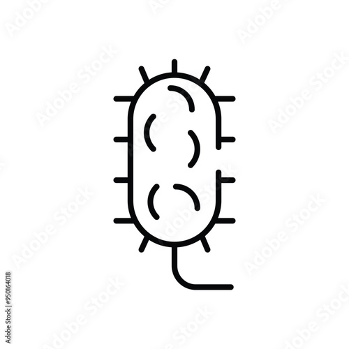 Bacteria vector icon