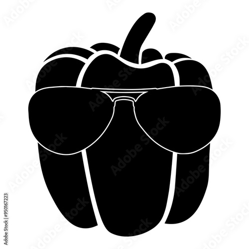 Bell Pepper In Sunglasses
