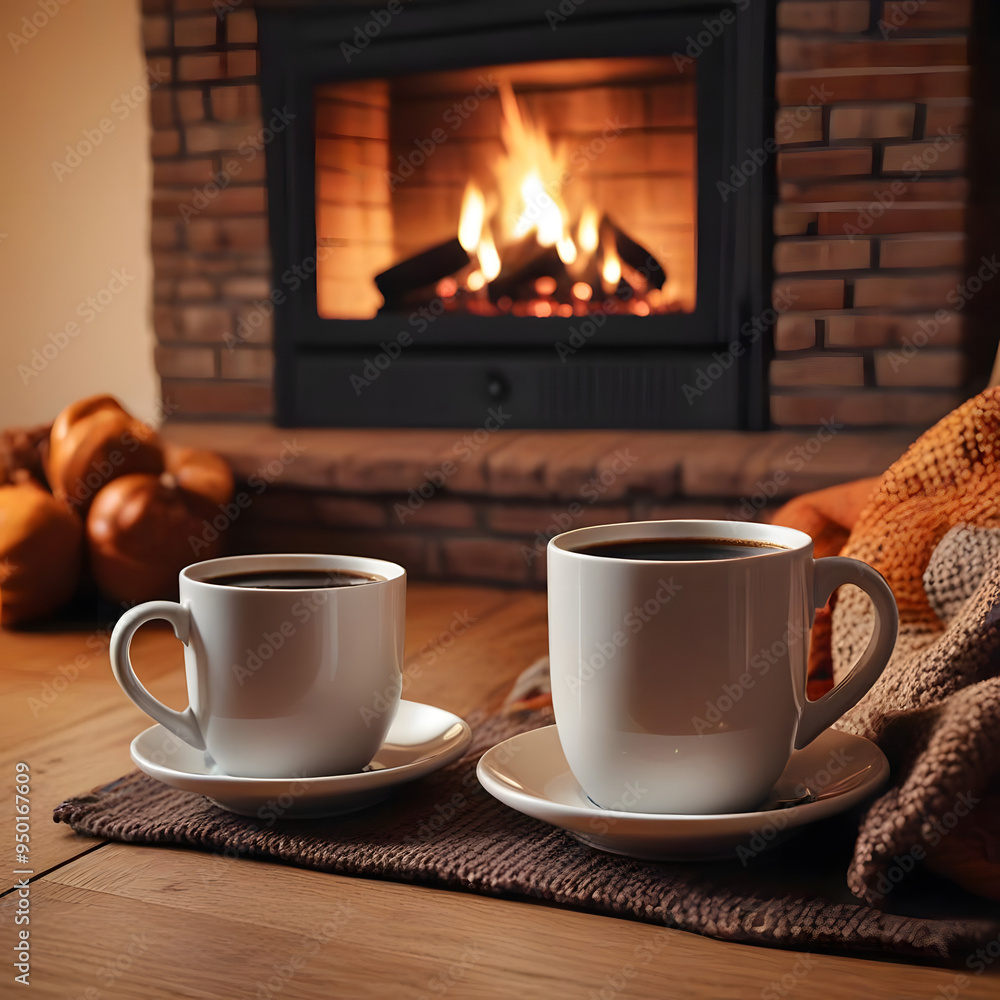 cup of coffee on the table cup of coffee on the table