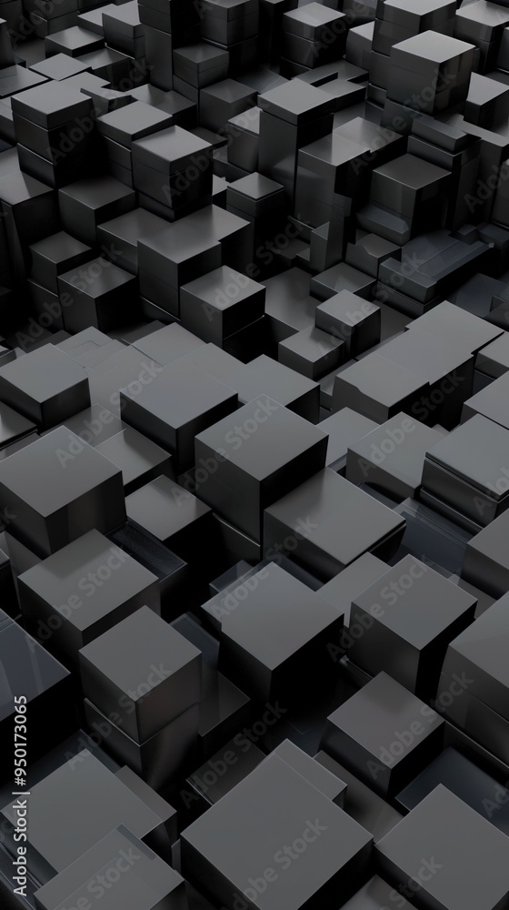 futuristic and technological grayscale background of 3d cubes futuristic and technological grayscale background of 3d cubes