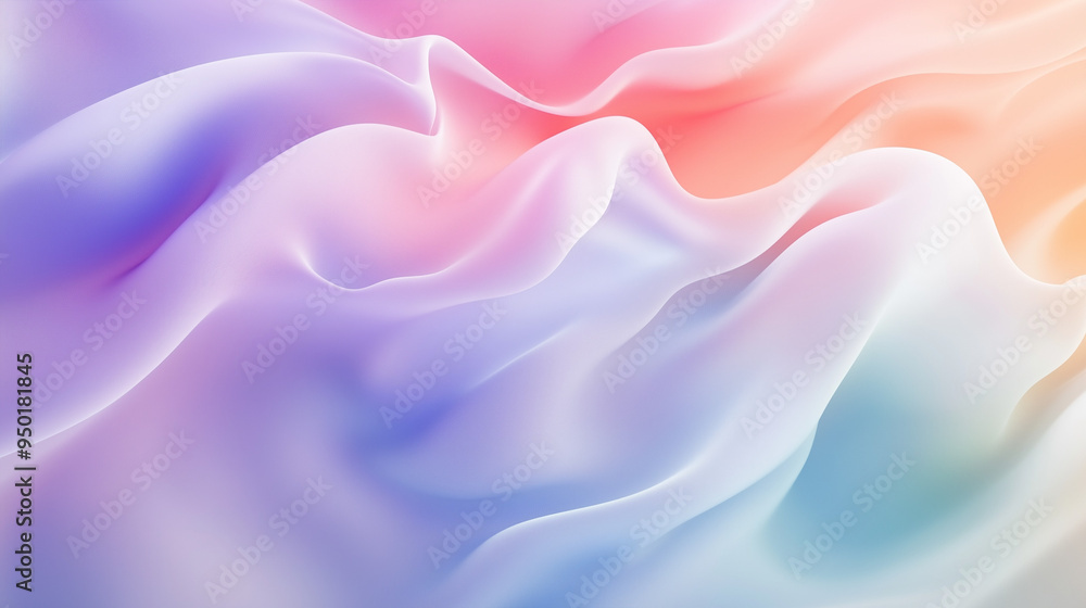 Soft Pastel Abstract Waves Soft Pastel Abstract Waves