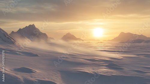 A remote and desolate Antarctic plateau