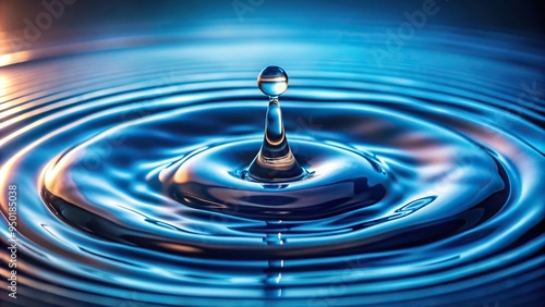 Macro shot of a ripple created by water droplet splash, splash, round, circle, water, reflection, nature, drop, dynamic, close-up,ripple, concentric, macro, clear, fluid, impact, liquid