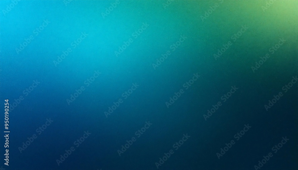 Obraz premium Teal Green and Blue Grainy Color Gradient Background with Glowing Noise Texture 