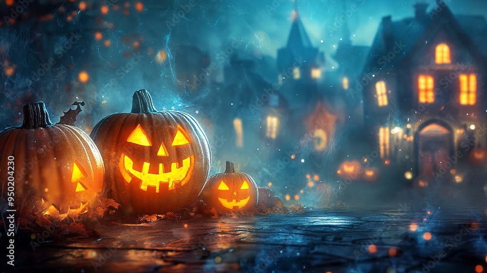 halloween background with pumpkins halloween background with pumpkins