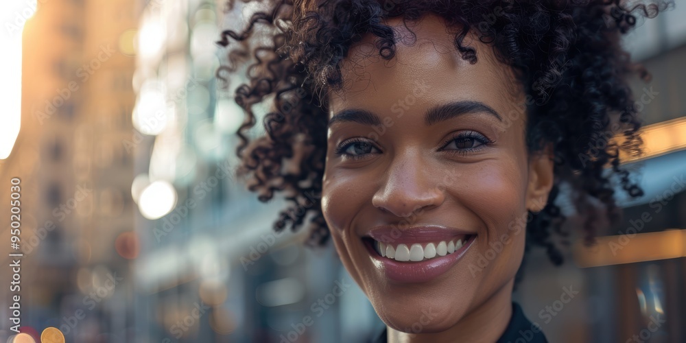 Joyful woman commuting in an urban setting, feeling enthusiastic about professional opportunities. Confident portrait of a female business professional Joyful woman commuting in an urban setting, feeling enthusiastic about professional opportunities. Confident portrait of a female business professional