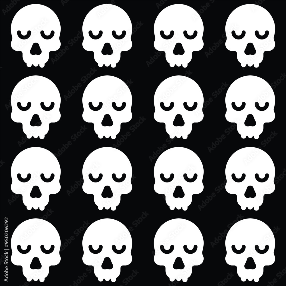 skull pattern 7 skull pattern 7