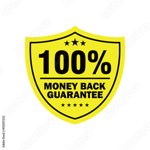 money back guarantee design. warranty sign and symbol.