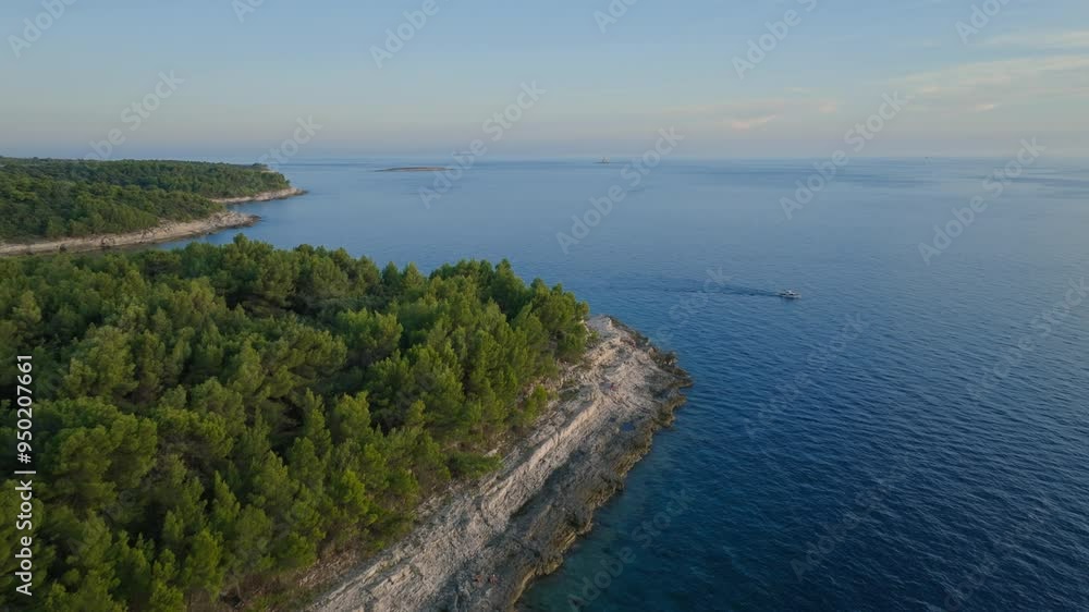 Aerial view in Croatia, Kamenjak Aerial view in Croatia, Kamenjak