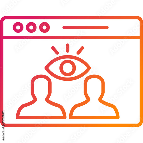 Visualization Vector Icon Design