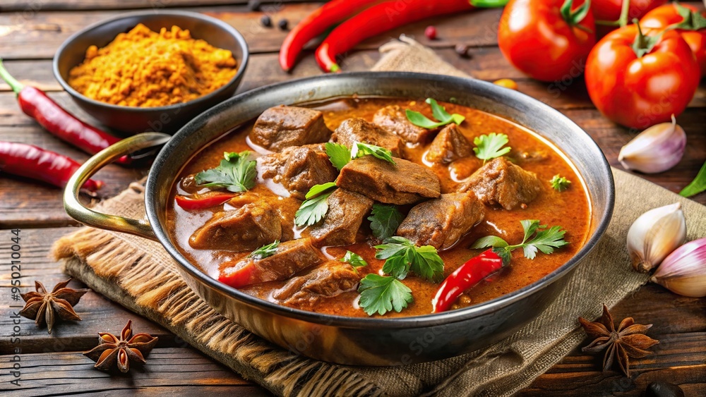 Spicy lamb curry with a rich and aromatic sauce, delicious, dish, sauce, recipe, traditional, wide-angle, food, homemade, meat, herb, close-up, texture, gourmet,spicy, curry, Indian, meal Spicy lamb curry with a rich and aromatic sauce, delicious, dish, sauce, recipe, traditional, wide-angle, food, homemade, meat, herb, close-up, texture, gourmet,spicy, curry, Indian, meal