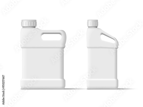 3D Plastic Chemicals Canister For Liquid Cleaner