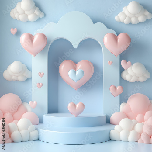 Love Heart Cloudscape.