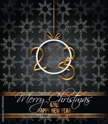 2025 Happy New Year and merry christmas background for your seasonal invitations, festive posters, greetings cards.