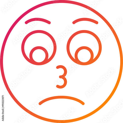 Disappointment Vector Icon Design