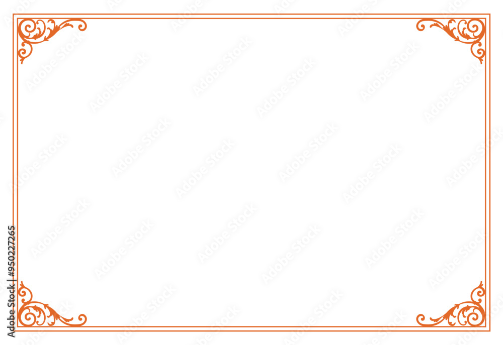 Obraz premium ハロウィンのフレームデザイン