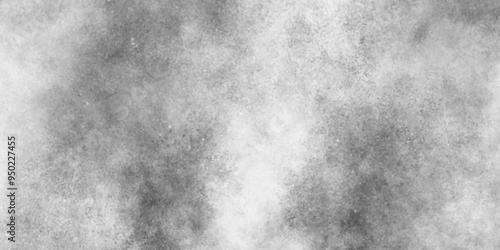 white and gray aquarelle painted paper textured canvas element with cloudy stains and fogg, White painted marble texture or grunge, Movement of white smoke on canvas.