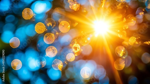 background of lense flare effect