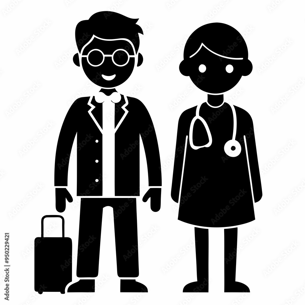 Doctor Black silhouette