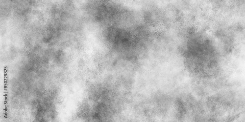 white and gray aquarelle painted paper textured canvas element with cloudy stains and fogg, White painted marble texture or grunge, Movement of white smoke on canvas.