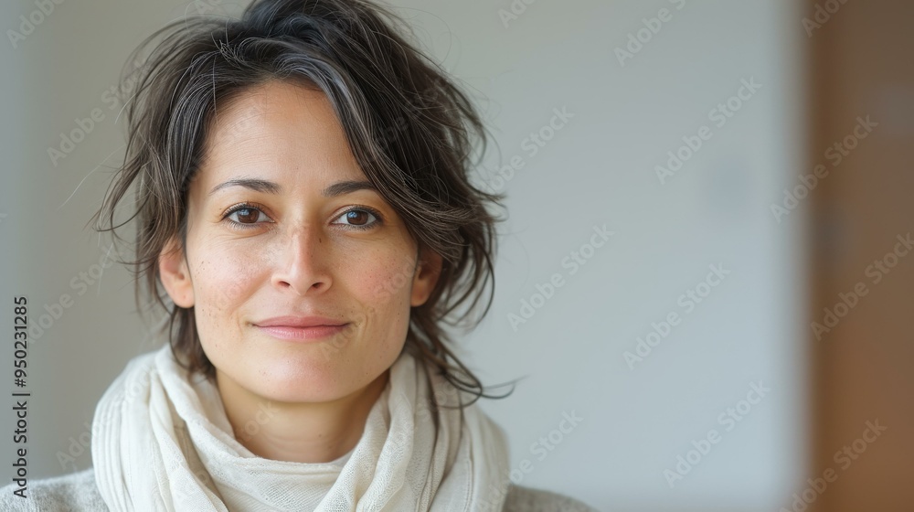 asian woman model wearing a white t-shirt standing in front of a plain white background, fashion and style concept, minimalist design, copy space asian woman model wearing a white t-shirt standing in front of a plain white background, fashion and style concept, minimalist design, copy space