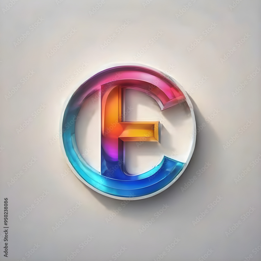 creative letter E with a glossy metallic design and futuristic look for branding creative letter E with a glossy metallic design and futuristic look for branding