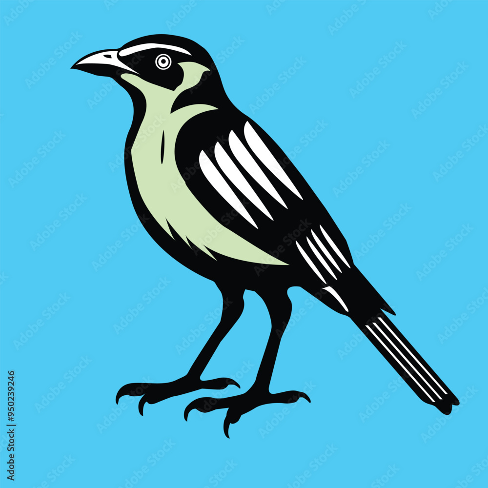 Obraz premium Vectorize bird as a frame for room decorate