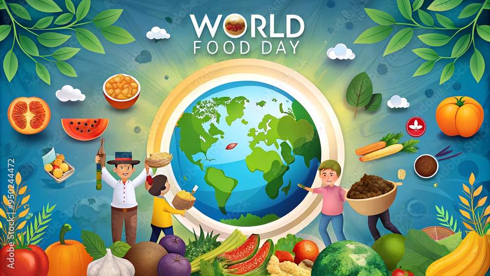 Obraz premium Download World Food Day 2024 Poster Design for Events