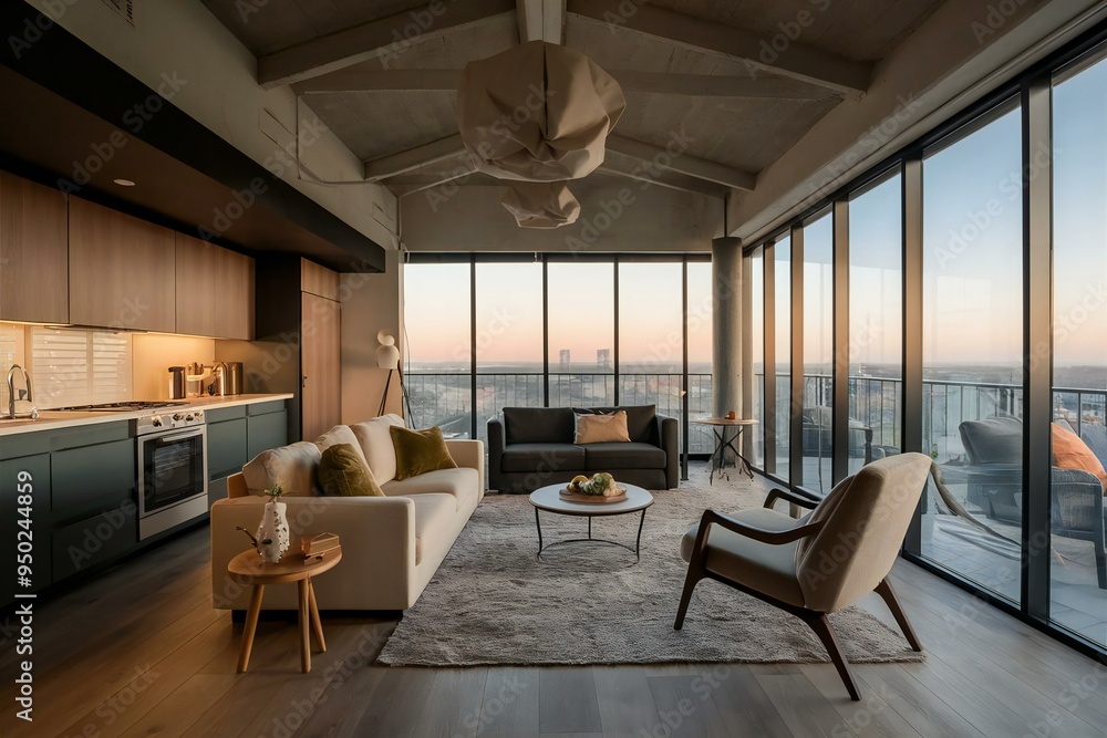 Fototapeta premium modern living room