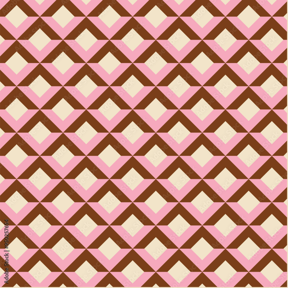 70's Retro Seamless Pattern. 60s and 70s Aesthetic Style. 70's Retro Seamless Pattern. 60s and 70s Aesthetic Style.
