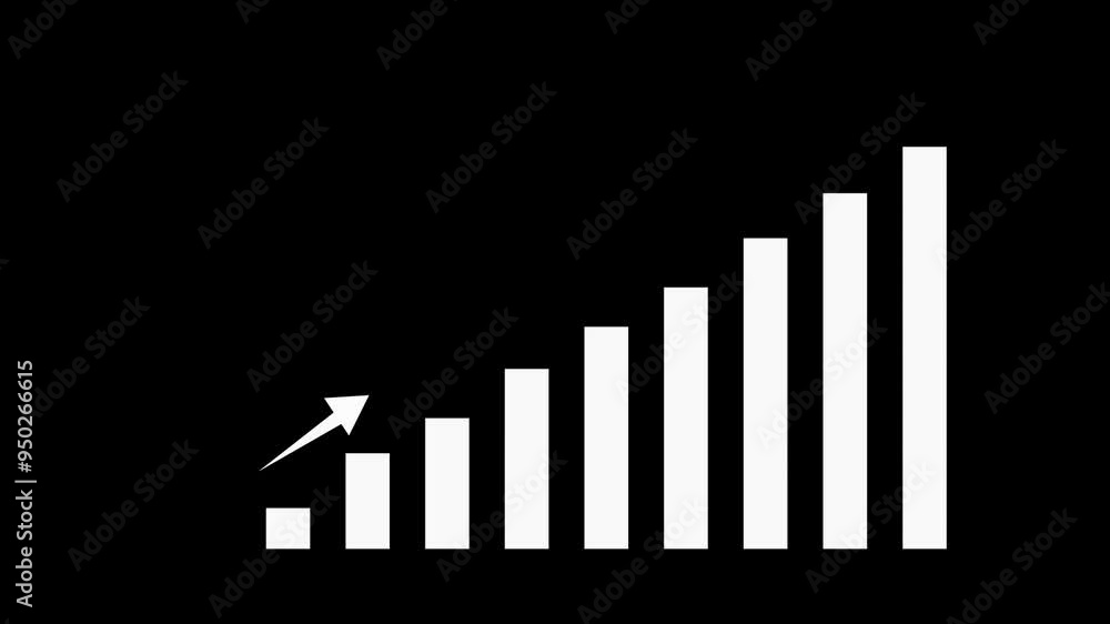 Animated down graph icon designed in flat icon style, business or finance concept icon. new Finance, Business, background. Animated down graph icon designed in flat icon style, business or finance concept icon. new Finance, Business, background.
