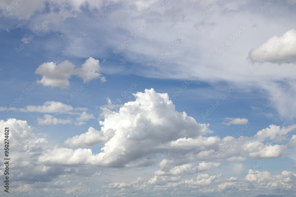 Beautiful White Clouds and Blue Sky in Nature Beautiful White Clouds and Blue Sky in Nature