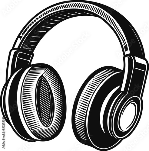headphones icon illustration