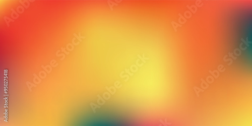 Smooth and blurry colorful gradient mesh background. Modern bright rainbow colors. Easy editable soft colored vector banner template.