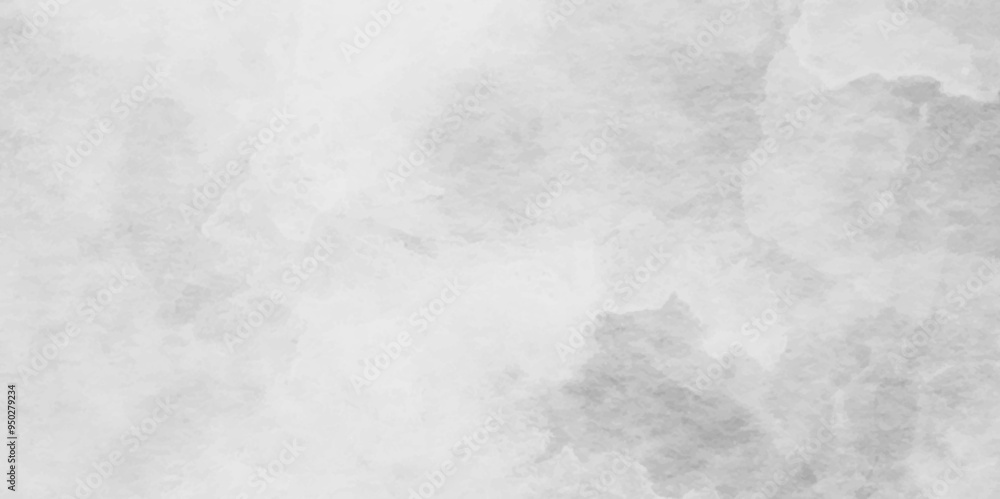 Fototapeta premium Vector watercolor texture for cards. Grey watercolour banner,Paint leaks and Ombre effects.art abstract surface grey watercolor painting textured may used as background,white marble background.