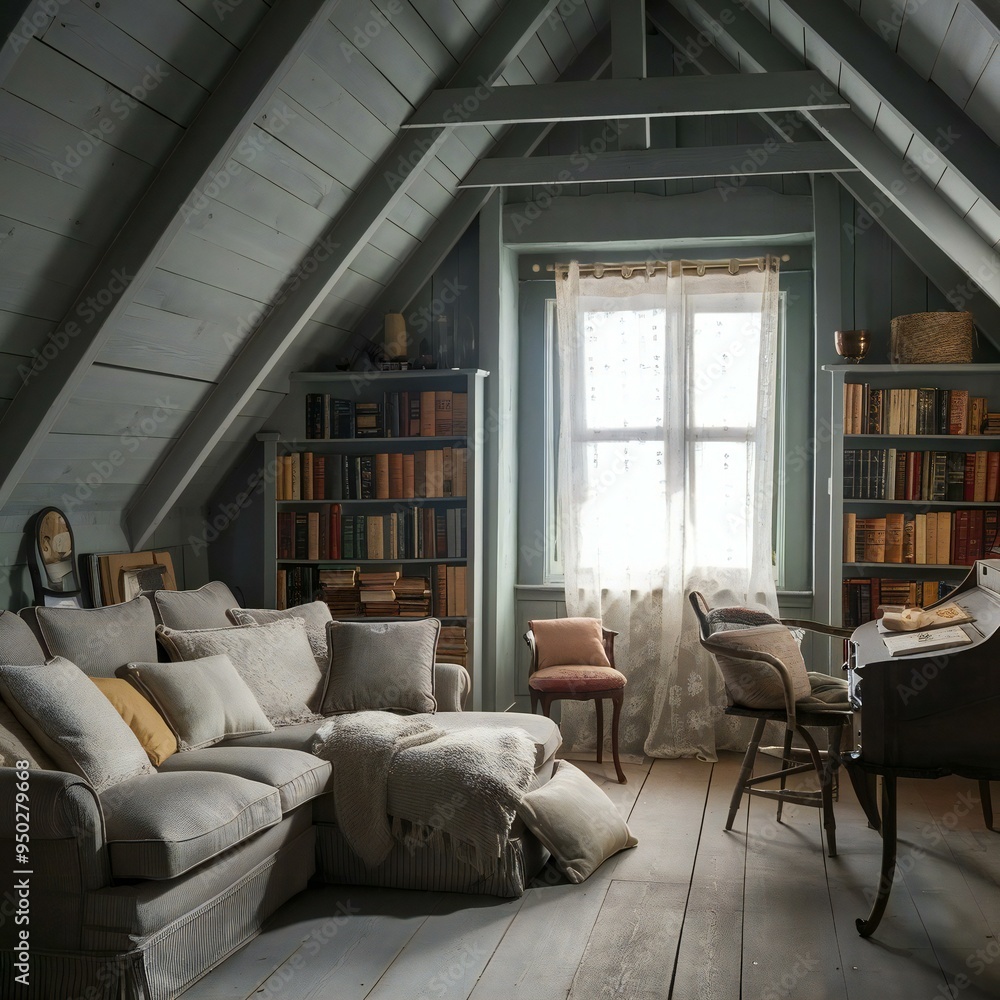 Fototapeta premium interior of the house in the country