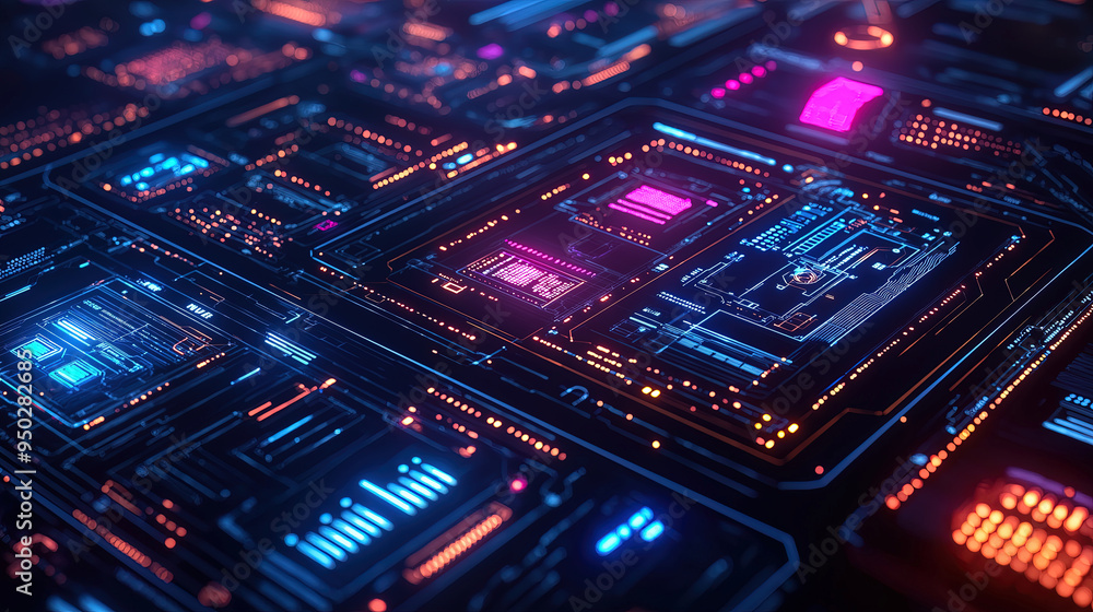 Obraz premium backend development and database management