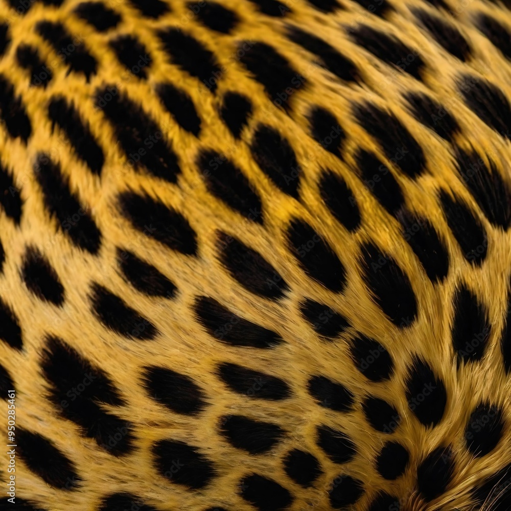 Close-Up of Leopard Fur with Distinct Black Spots
Close-Up of Leopard Fur with Distinct Black Spots