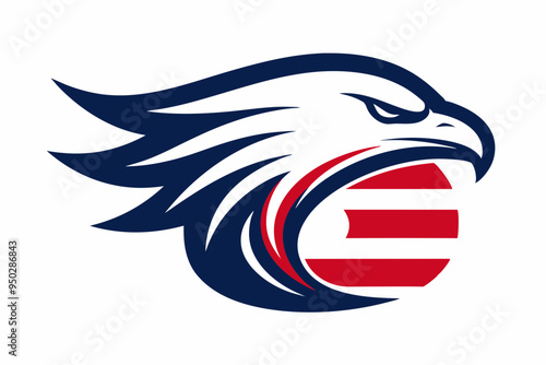 Wallpaper Mural A dynamic and bold logo of a bird that unites Torontodigital.ca